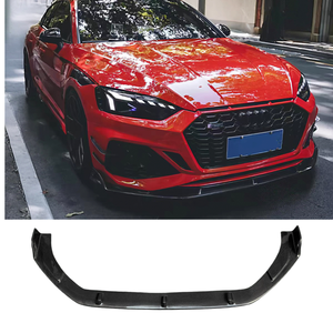 Lèvre avant en fibre de carbone véritable style <span class=keywords><strong>RS5</strong></span> A1, lèvre de pare-chocs avant, séparateur avant pour <span class=keywords><strong>Audi</strong></span> <span class=keywords><strong>RS5</strong></span> <span class=keywords><strong>2021</strong></span>+ - Product Image 1