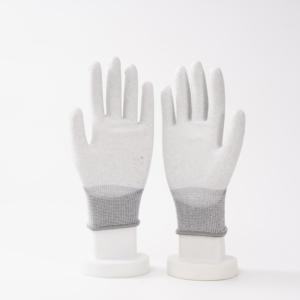 Gants de manutention polyvalents en polyester gris avec paume enduite de PU, coque renforcée, excellente adhérence - Product Image 2