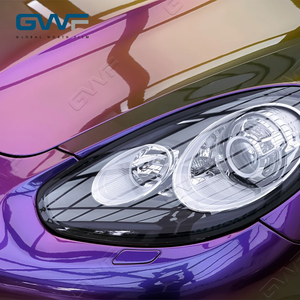 Autoadhesivo PET Strange Light Car Wrap Vinilo Satén Aire Burbuja Libre Auto Película Cambio de color Vinilo Car Wrap - Product Image 5