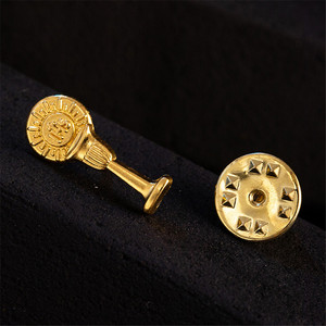 New Fashion Virgin Mary Child calice <span class=keywords><strong>rosso</strong></span> e bianco rosa spille distintivo spilla smaltata religiosa - Product Image 6