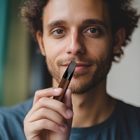 Inhalateur en bois Astofli à l'arôme mentholé, menthe et agrumes, sans fumée, pour physiothérapie respiratoire, aide à l'arrêt du tabac et aux soins des acouphènes, unisexe