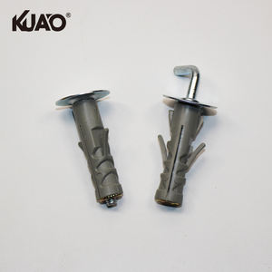 Cheville d'expansion en <span class=keywords><strong>plastique</strong></span> avec crochet Fixation murale solide pour l'accrochage et l'installation à domicile - Product Image 1