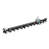 Coupe-tubes laser à fibre CNC LX122TX(3)B, haute précision, haute productivité, machine de découpe de tubes laser avec alimentation automatique des tubes