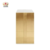 HJ Home Jonathan Adler Talitha Gold Lagers chrank mit glänzender juwel artiger Tür Luxus villa Massivholz Buffet Side board