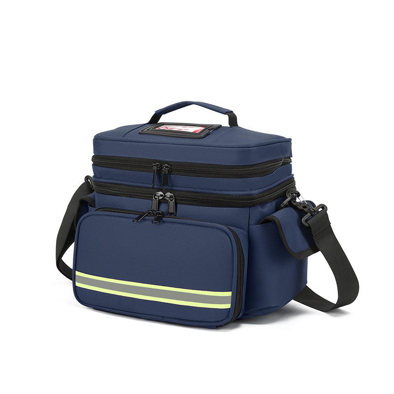 Fermeture éclair double épaisseur bleu foncé 06616 - tissu oxford 3