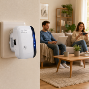 Répéteur WiFi CA-300M 300 Mbps 2,4 GHz Amplificateur de Signal Sans Fil Extension de Portée avec Port RJ45 pour Maison, Bureau, Usine OEM - Product Image 5
