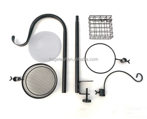 Kit de suspension de mangeoire pour oiseaux sauvages en fer écologique support multi-mangeoire bol d'eau <span class=keywords><strong>station</strong></span> d'alimentation pour oiseaux pour cours et jardins - Product Image 3