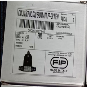 FIP Pneumatic Diaphragm Valve CMUIVNC020E 20mm PVC-U Air Duct Control Valve Made In Italy - Product Image 1