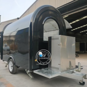 Camion automatico per strada Mobile completamente attrezzato camion per caffè, rimorchio per cibo rotondo, piccolo rimorchio di concessione - Product Image 4