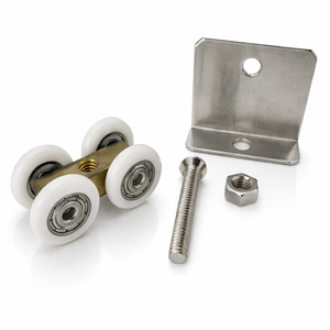 <span class=keywords><strong>Poulie</strong></span> de porte suspendue de haute qualité personnalisée OEM ODM / Accessoire de porte en verre de salle de bain / <span class=keywords><strong>Poulie</strong></span> de porte coulissante suspendue - Product Image 1