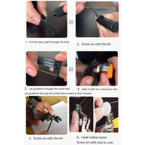 Disparador de Acero Inoxidable, Accesorio Profesional para Tirachinas, Disparador para Exteriores, Tirachinas Polais - Product Image 3