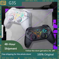Manette de jeu sans fil Machenike G3S USB+2.4GHz, manette de jeu avec gâchettes linéaires personnalisées, pavé directionnel 8 directions, compatible avec PC, PS3, Steam