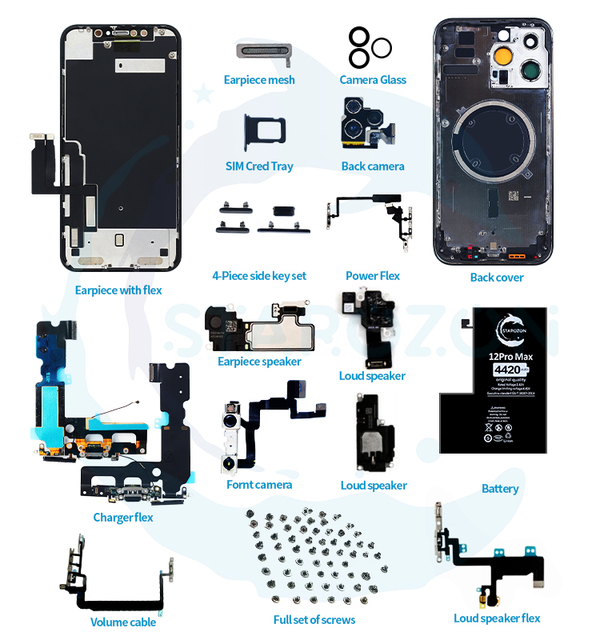 STAROZON Sensing Flex Cable for iPhone 13 Mini 14 PLUS 15 16 Pro Max Replacement Mobile Spare Parts Screen Sensor Cable