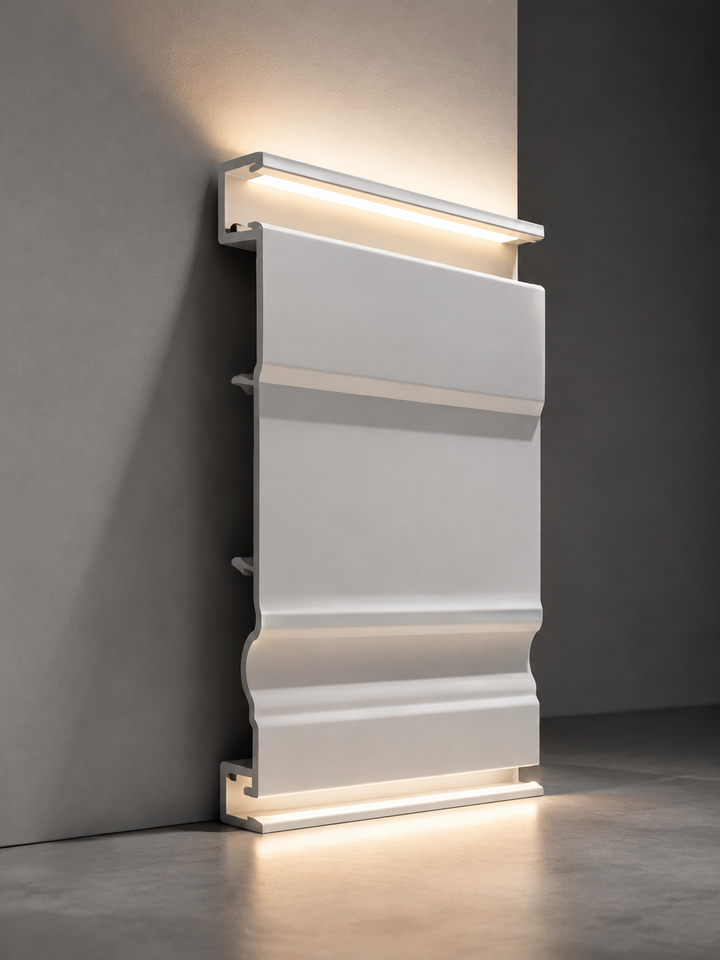 2026 Hot Selling Modern Interior Aluminium Skirting Profile With Top ...
