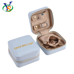 Bulk Wholesale Small Square Eco Boxes Accessory Travel Rings Storage Jewellery Organizer Box