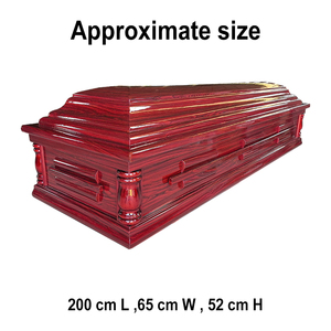 Qianrui Bare in Legno di Alta Qualità ed Economiche, Realizzate a Mano in Stile Europeo, Bare e Cofani Professionali per Adulti per Funerali - Product Image 4