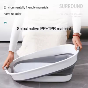 Cubo de Limpieza Plegable de PP Ecológico de Alta Calidad al por Mayor, Cubo Plegable para Cocina y Baño, Lavabo Plegable para Reciclaje - Product Image 2
