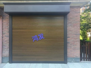 Portes <span class=keywords><strong>de</strong></span> <span class=keywords><strong>garage</strong></span> automatiques à enroulement moderne avec des caractéristiques imperméables en alliage d'aluminium, surface finie - Product Image 2