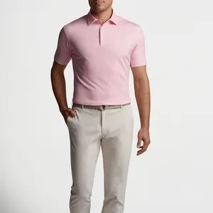 Polo da Golf di alta qualità di lusso Quick dry Slim Fit Plain T Shirt produttore cina