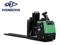 Montacargas Eléctrico de Baja Altura de Alta Eficiencia Hangcha Serie X, Capacidad de Carga de 2500 kg, Batería de Iones de Litio para Almacén