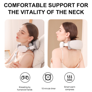 2025 Professional Heated Neck Shoulder <strong>Massager</strong> <strong>New</strong> Vibrator Machine for Pain Relief Relaxation Cervical Back Pain Relief - Product Image 2