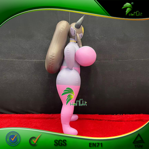 Grande poupée gonflable sexy rose pour homme, personnalisée, en forme de personnage de dessin animé - Product Image 5