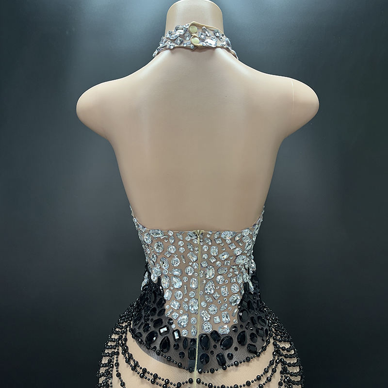 Vendors for Clothing Sleeveless Crystal Short Flare Club Gown Tassel Party  Dresses Women Evening Elegance| Alibaba.com