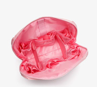 Sac de maquillage de voyage pliable à compartiments multiples, fermeture éclair en PVC, grande capacité, pochette de rangement pour cosmétiques et soins de la peau