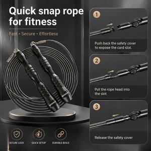<span class=keywords><strong>Cuerda</strong></span> <span class=keywords><strong>para</strong></span> Saltar de Velocidad MOGOLD Personalizada de Alta Calidad con Cable de Acero, Opciones de Grosor del Cable de 2.0, 3.0, 5.0 <span class=keywords><strong>para</strong></span> <span class=keywords><strong>Crossfit</strong></span> - Product Image 3