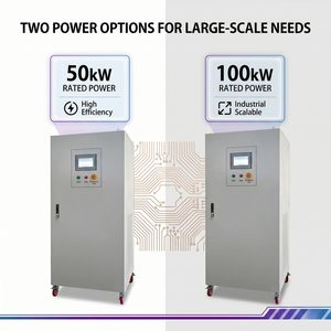 Inversor Monofásico de Onda Sinusoidal Pura SPWM de Alta Eficiencia, 100kW 50kW, Rendimiento Robusto para Granjas, Precio de Fábrica - Product Image 1