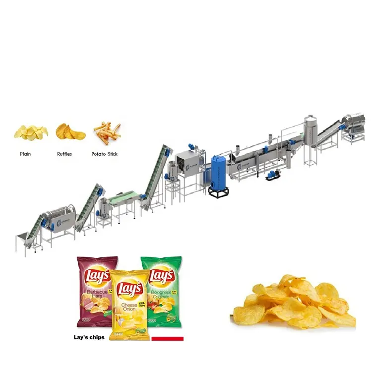 frozen french fries making machine / electric potato cutter machine french fries / chips manufacturing machines