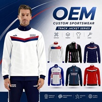 Survêtement pour hommes femmes survêtements d'entraînement personnalisés ensemble coupe-vent de sport pour hommes Football course Jogging entraînement veste de gymnastique