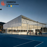 Gedung Olahraga Struktur Baja Bentangan Lebar Multiguna untuk Lapangan Basket dan Tenis