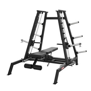 جهاز رياضي تجاري GC-5083 لتمارين الساق بزاوية 45 درجة وآلة سكوات هاك مدمجة - Product Image 3