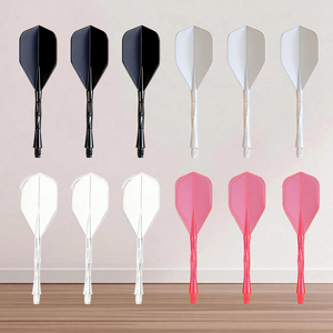 Plumes <span class=keywords><strong>de</strong></span> fléchettes universelles économiques Dartsvinge 2BA, interface standard, construction robuste, accessoires <span class=keywords><strong>de</strong></span> fléchettes pour entraînement quotidien, en plastique - Product Image 1