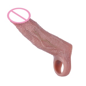 Funda de Silicona para Pene SXXY de 5 Pulgadas, Condón Reutilizable, Extensor de Pene, Retrasador de Eyaculación, Estimulador para Parejas, Juguetes Sexuales - Product Image 1