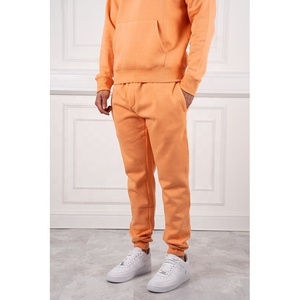 100% coton 380GSM poids lourd blanc français éponge pantalons de survêtement et ensemble de sweat à capuche personnalisé polaire ensemble luxe personnalisé survêtement à capuche - Product Image 3