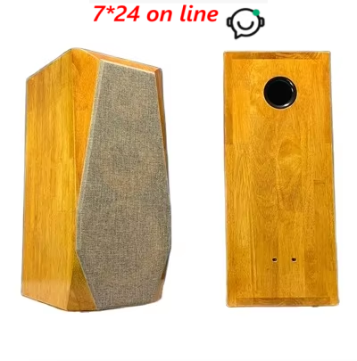 L-197 HiFi Empty Speakers Cabinet 6.5 Inch 8 Inch Solid Wood Imported Birch Plywood Bookshelf Three-way Bevel Speaker Box