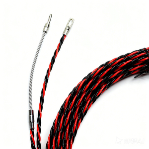 <span class=keywords><strong>Tire</strong></span>-câble isolé tressé à trois brins de 5 mm x 30 m avec pince à <span class=keywords><strong>fil</strong></span> pour câblage <span class=keywords><strong>électrique</strong></span> - Product Image 3