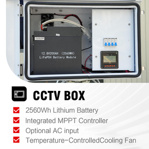 Biglux di động CCTV Trailer năng lượng mặt trời tháp CCTV 4G Hệ thống Giám sát camera an ninh với máy phát điện năng lượng mặt trời di động cho bãi đậu xe - Product Image 3
