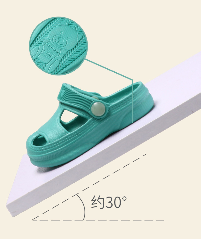 Summer Kids Sandals Boys Girls Clogs Slippers Beach Slides Custom Logo Garden Shoes