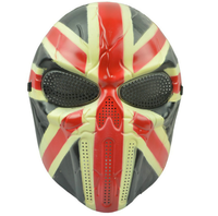 Masque effrayant en plein air militaire Wargame Paintball Airsoft cagoule chef masque complet Halloween Cosplay masque de fête