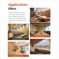 WINEGO Panneau Acoustique Microperforé Polyvalent Haute Performance, Absorption Sonore pour Plafond et Mur, Solution de Conception Modèle 3D