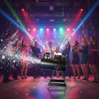Machine à neige en métal Super 600W avec télécommande pour mariages, fêtes de Noël, festivals, utilisation sur scène en extérieur/intérieur
