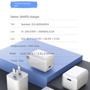 Caricabatterie per Cellulare con Porta Type-C PD20W, Ricarica Rapida, Materiale Ignifugo, Protezione OTP, Uscita 5V/3A - Product Image 4