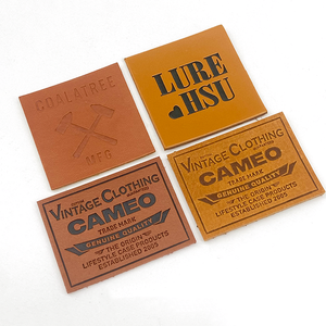 Etiquetas y Parches de Cuero Genuino con Logotipo Personalizado en Relieve para Ropa, Bolsas y Zapatos - Product Image 2