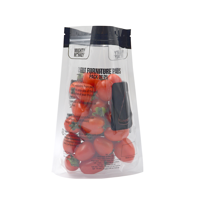 Factory price Custom logo Hang hole  Stand up pouch friendly food Fruit bag Plastic bag take Concord Grape bags
