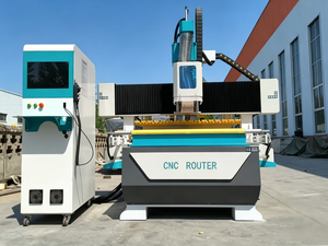 เครื่องเราเตอร์ CNC สำหรับงานไม้ MDF ไม้อัด ไม้เนื้อแข็ง อะคริลิก ขนาด 4*8 ฟุต 1325 3 แกน พร้อมระบบ ATC สำหรับงานแกะสลักและกัดไม้ - Product Image 1