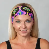 Großhandel Landhausstil Frauen Turban Zubehör Haarband Mädchen Drucken Yoga Sport Stirnband Stirnband TD-218