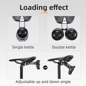 WEST BIKING Support de Bouteille de <span class=keywords><strong>Vélo</strong></span> en Alliage d'Aluminium Léger, Extension Stable avec Gravure Laser, Support de Bouteille de <span class=keywords><strong>Vélo</strong></span> Extensible - Product Image 3